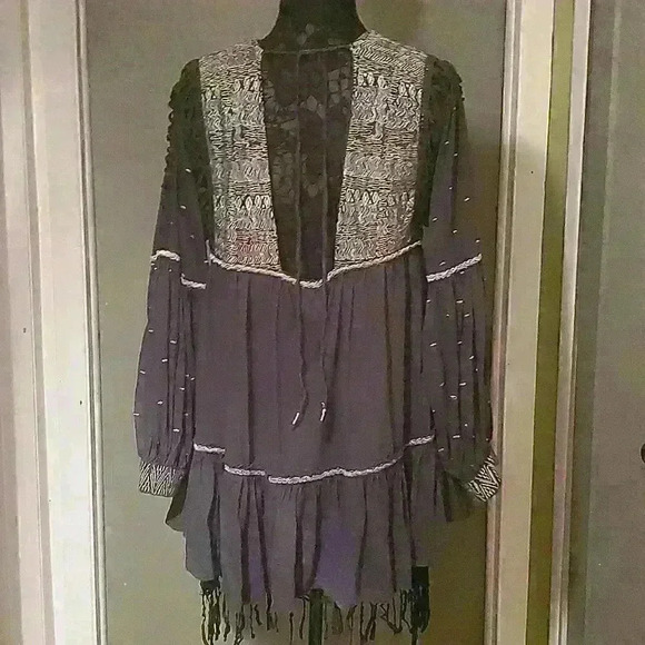 Free People Top with tie back - Picture 7 of 7